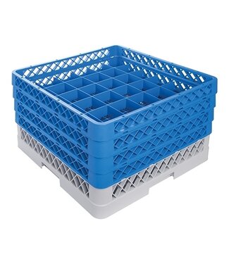 CaterRacks Bekerglazenkorf 36 comp. 50x50x10 cm max Ø74x(h)240 mm - CaterRacks