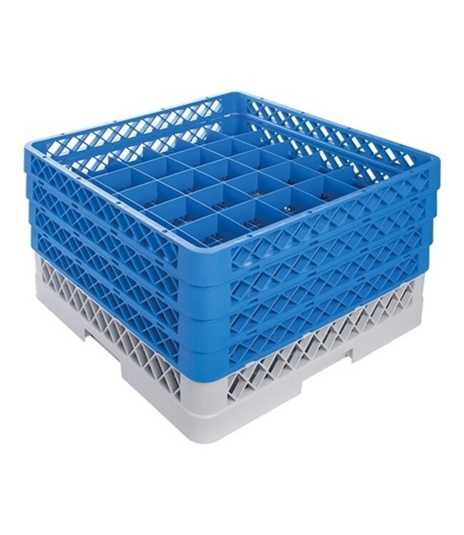 Bekerglazenkorf 36 comp. 50x50x10 cm max Ø74x(h)240 mm - CaterRacks