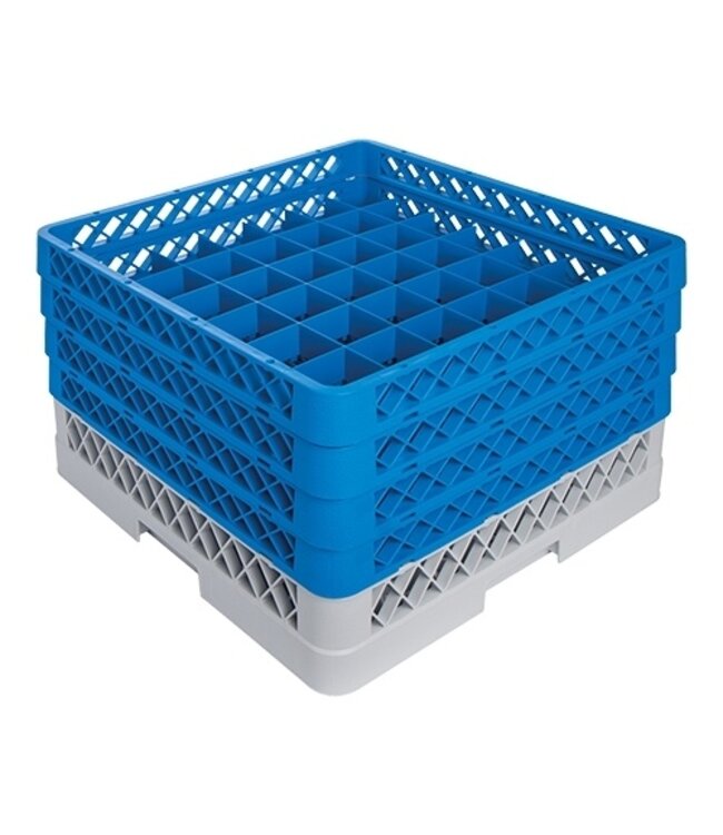 Bekerglazenkorf 49 comp. 50x50x10 cm max Ø63x(h)240 mm - CaterRacks