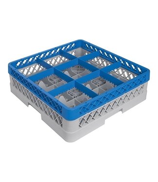 CaterRacks Voetglazenkorf 9 comp. 50x50x22 cm max Ø150x(h)120 mm - CaterRacks