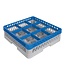 CaterRacks Voetglazenkorf 9 comp. 50x50x22 cm max Ø150x(h)120 mm - CaterRacks