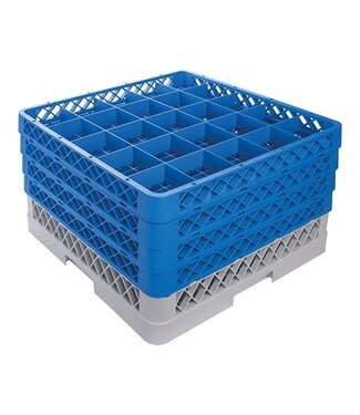 CaterRacks Voetglazenkorf 25 comp. 50x50x22 cm max Ø90x(h)240 mm - CaterRacks
