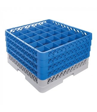 CaterRacks Voetglazenkorf 36 comp. 50x50x26 cm max Ø74x(h)240 mm - CaterRacks