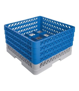 CaterRacks Bestekbekerkorf 16 comp. 50x50x26 cm max Ø112x(h)240 mm - CaterRacks