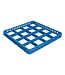 CaterRacks Vaatwaskorf opzetrand extra 16 comp. 50x50x4,5 cm max Ø112 mm blauw - CaterRacks