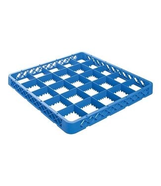 CaterRacks Vaatwaskorf opzetrand extra 25 comp. 50x50x4,5 cm max Ø90 mm blauw - CaterRacks