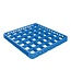 CaterRacks Vaatwaskorf opzetrand extra 36 comp. 50x50x4,5 cm max Ø74 mm blauw - CaterRacks