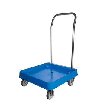 CaterRacks Korven transportwagen 55x55x(h)92 cm met duwbeugel - CaterRacks