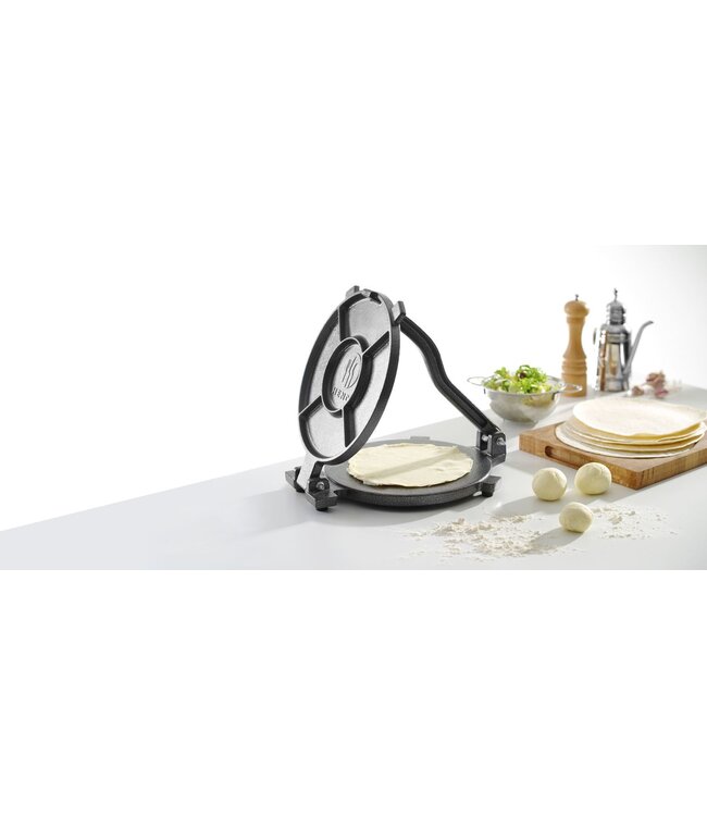 Tortillapers Ø260 mm 350x265x(h)170 mm met rubberen voet  - Hendi