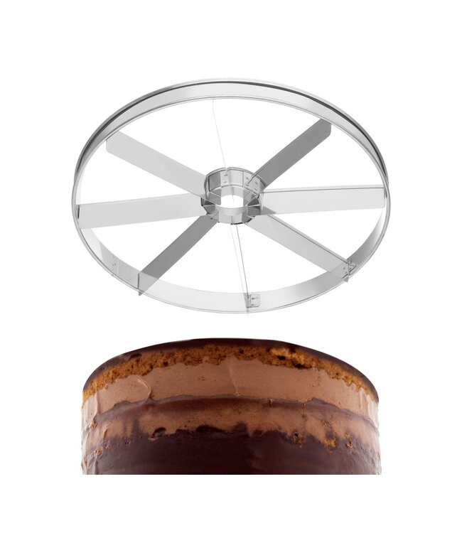 Taartsnijder 16 stukken Ø320 mm - Hendi