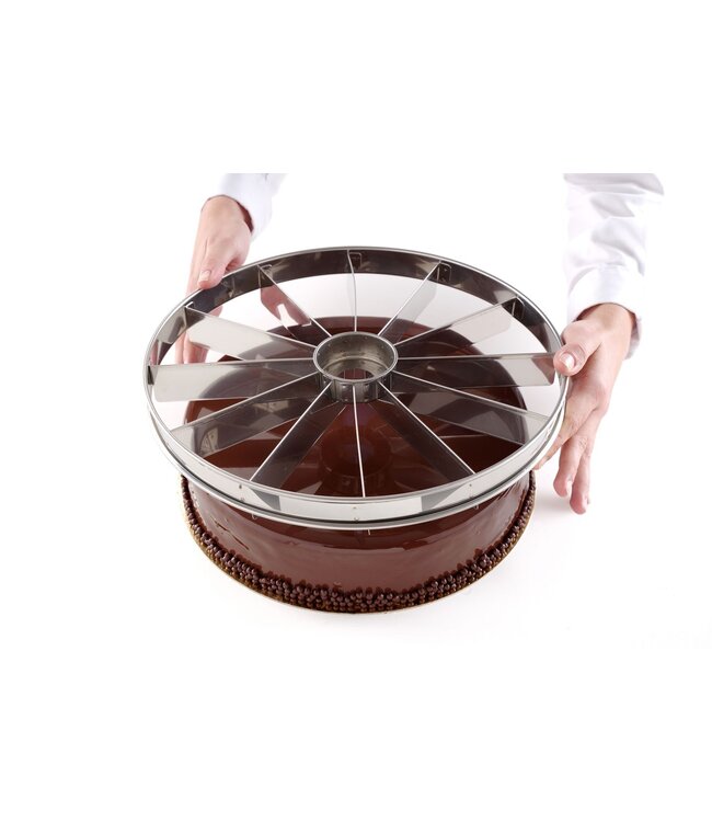 Taartsnijder 12 stukken Ø320 mm - Hendi
