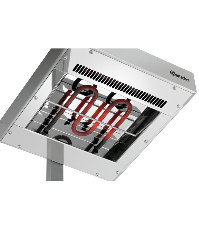 Warmtelamp 270x335x505 (bxdxh) 230V/500W - Bartscher