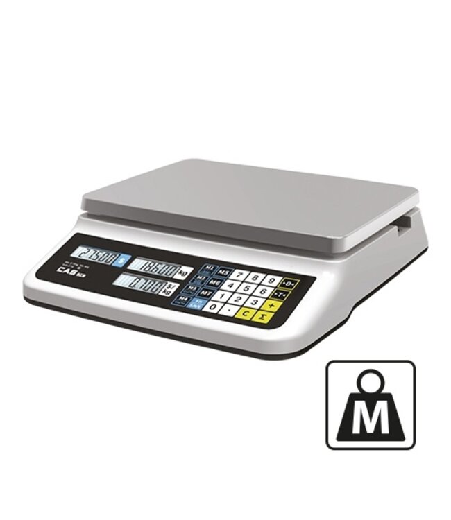 Winkelweegschaal digitaal 15 kg / 0,5 gr - Cas
