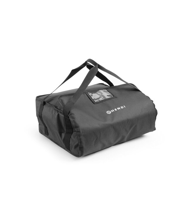 Pizza transporttas zwart 470x470x(h)210 mm - Hendi