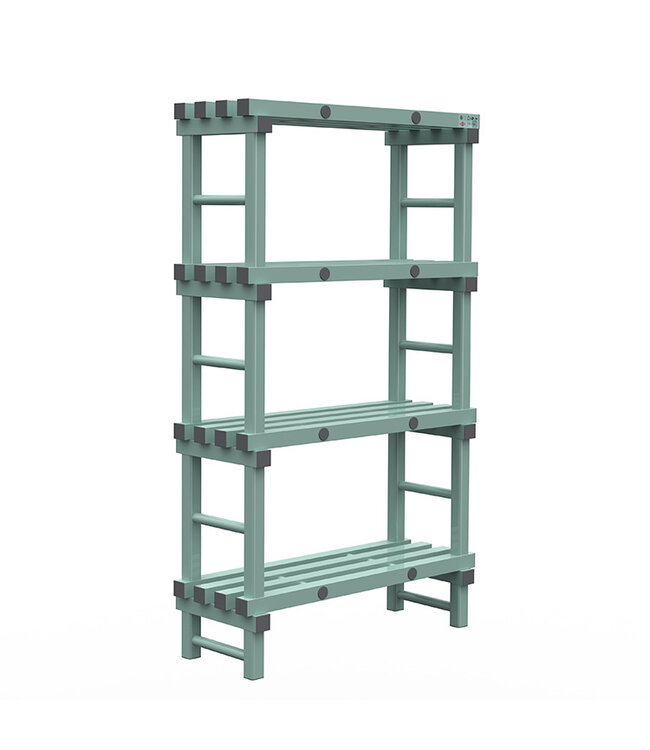 Stelling 1000x400x1750 mm (bxdxh) 4 schappen Design Eurostelling - Rea