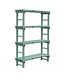 Rea Stelling 1200x400x1750 mm (bxdxh) 4 schappen Design Eurostelling - Rea