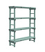 Rea Stelling 1400x400x1750 mm (bxdxh) 4 schappen Design Eurostelling - Rea