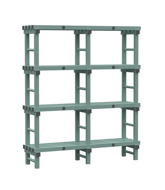 Stelling 1500x400x1750 mm (bxdxh) 4 schappen Design Eurostelling - Rea