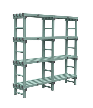 Rea Stelling 1800x400x1750 mm (bxdxh) 4 schappen Design Eurostelling - Rea