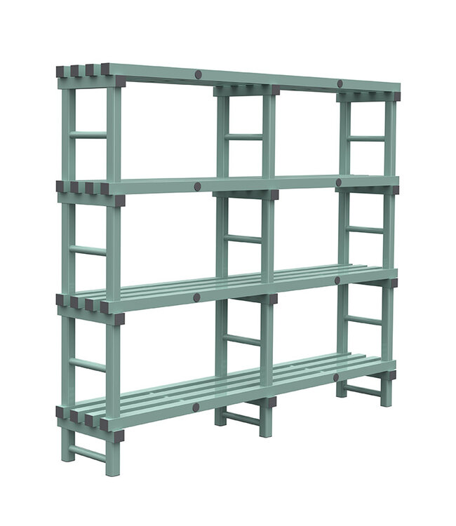 Stelling 2000x400x1750 mm (bxdxh) 4 schappen Design Eurostelling - Rea