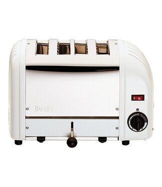 Dualit Broodrooster 4 sleuven wit - Dualit