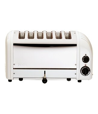 Dualit Broodrooster 6 sleuven wit - Dualit
