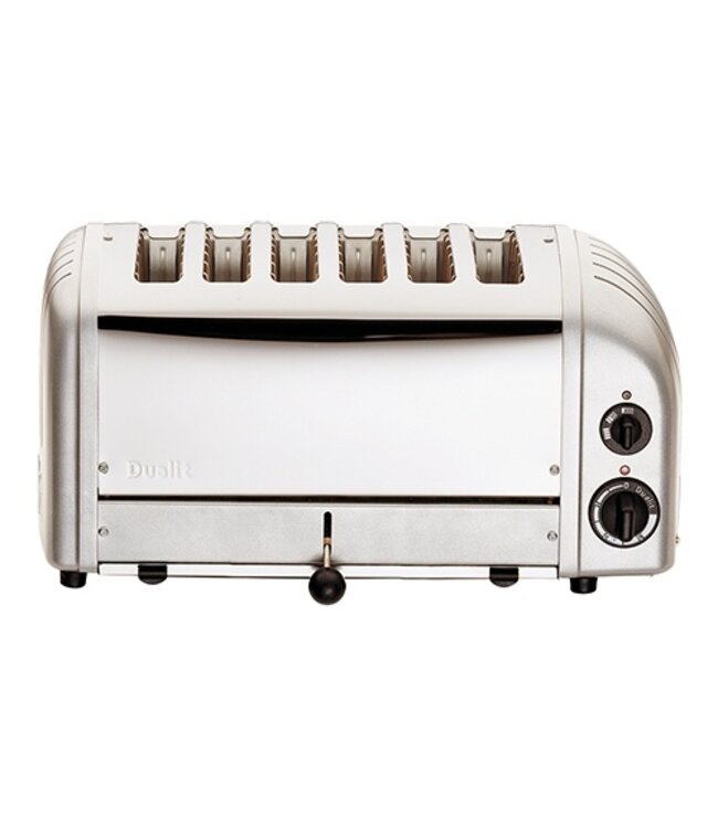 Broodrooster 6 sleuven roestvrijstaal - Dualit