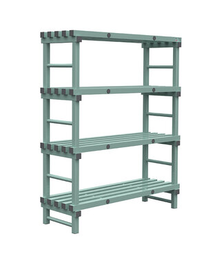 Rea Stelling 1400x500x1750 mm (bxdxh) 4 schappen Design Eurostelling - Rea