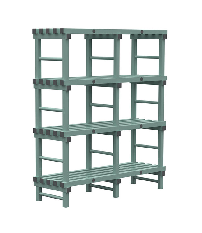 Stelling 1500x500x1750 mm (bxdxh) 4 schappen Design Eurostelling - Rea