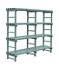 Rea Stelling 2000x500x1750 mm (bxdxh) 4 schappen Design Eurostelling - Rea