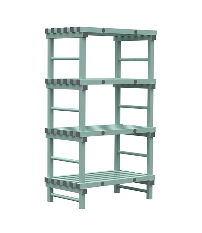 Stelling 1000x600x1750 mm (bxdxh) 4 schappen Design Eurostelling - Rea