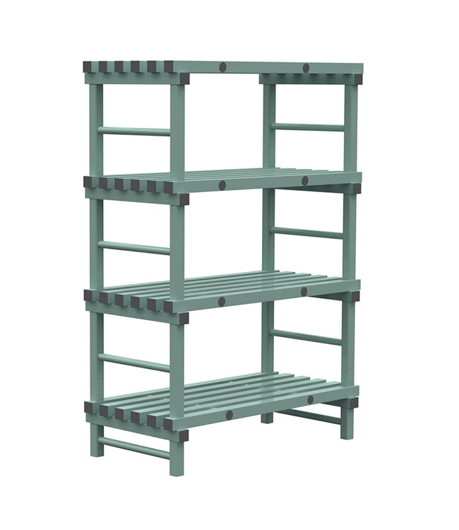 Stelling 1200x600x1750 mm (bxdxh) 4 schappen Design Eurostelling - Rea