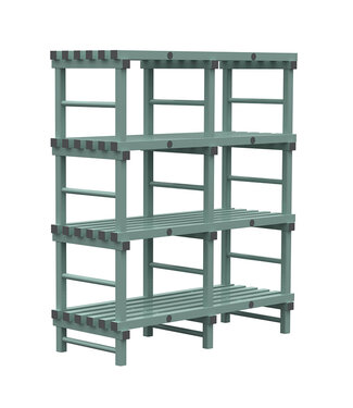 Rea Stelling 1500x600x1750 mm (bxdxh) 4 schappen Design Eurostelling - Rea