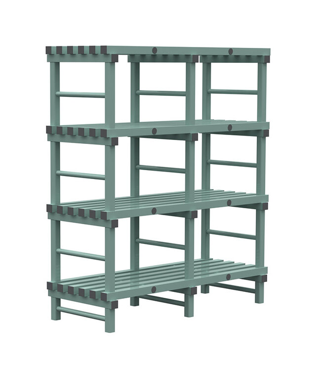 Stelling 1500x600x1750 mm (bxdxh) 4 schappen Design Eurostelling - Rea