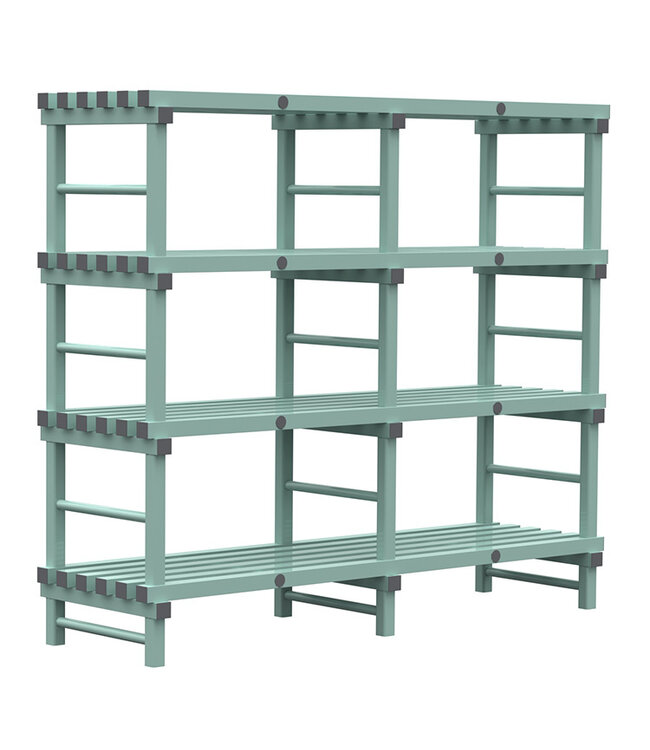 Stelling 2000x600x1750 mm (bxdxh) 4 schappen Design Eurostelling - Rea