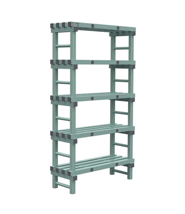 Stelling 1000x400x1850 mm (bxdxh) 5 schappen Design Eurostelling - Rea
