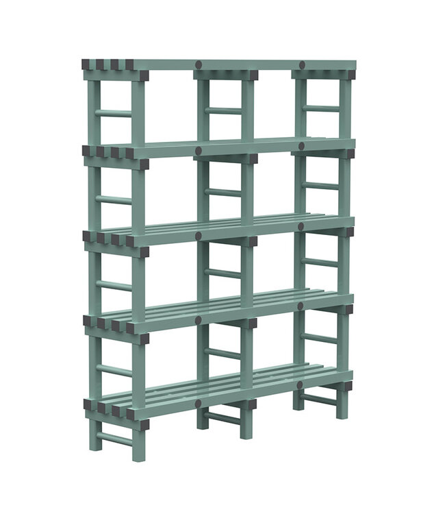 Stelling 1500x400x1850 mm (bxdxh) 5 schappen Design Eurostelling - Rea