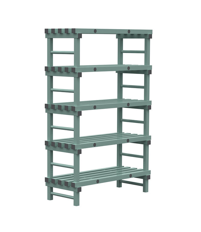 Stelling 1200x500x1850 mm (bxdxh) 5 schappen Design Eurostelling - Rea
