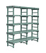 Rea Stelling 1800x500x1850 mm (bxdxh) 5 schappen Design Eurostelling - Rea