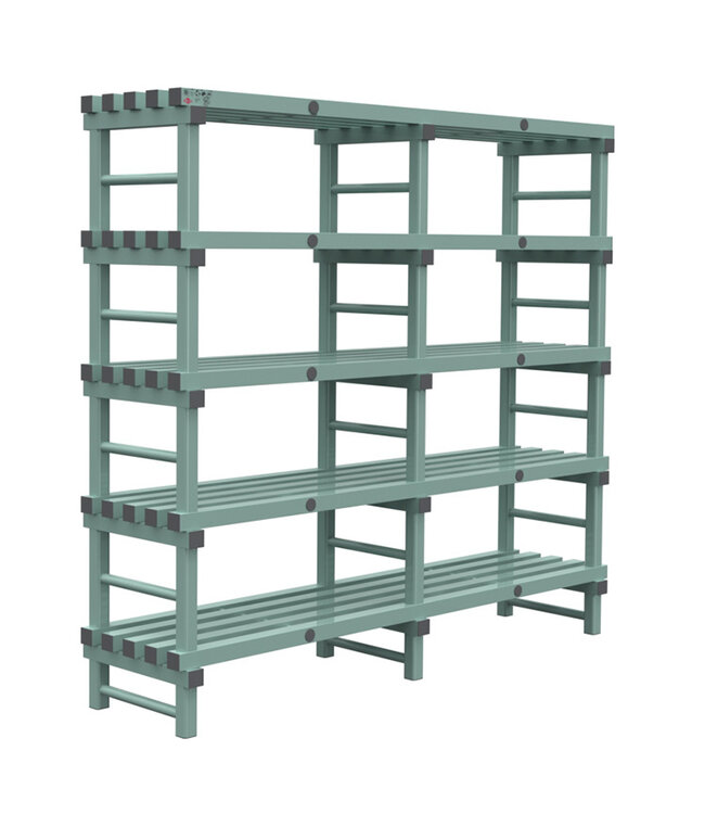 Stelling 2000x500x1850 mm (bxdxh) 5 schappen Design Eurostelling - Rea