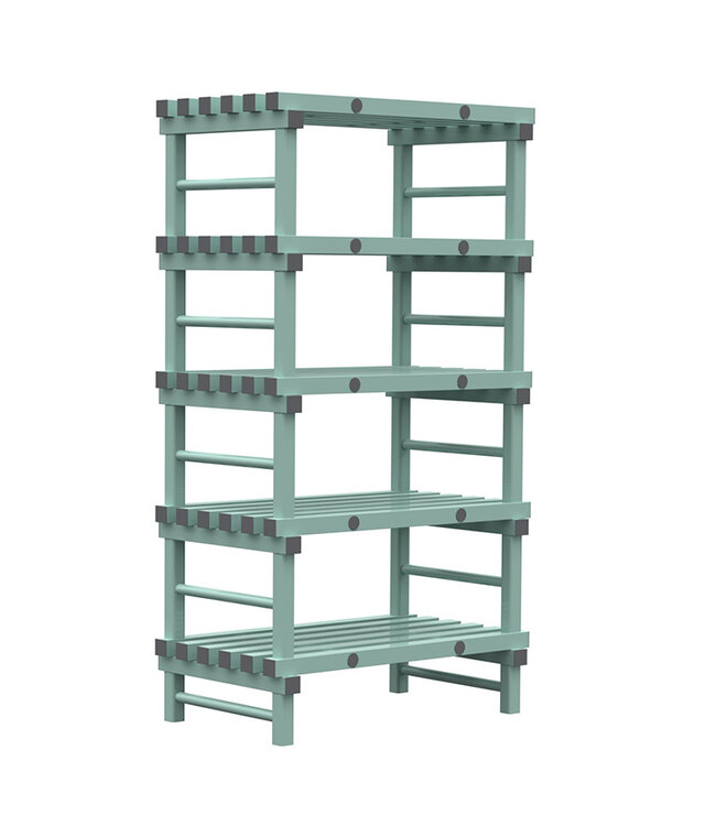 Stelling 1000x600x1850 mm (bxdxh) 5 schappen Design Eurostelling - Rea