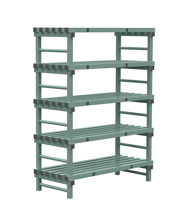 Stelling 1400x600x1850 mm (bxdxh) 5 schappen Design Eurostelling - Rea