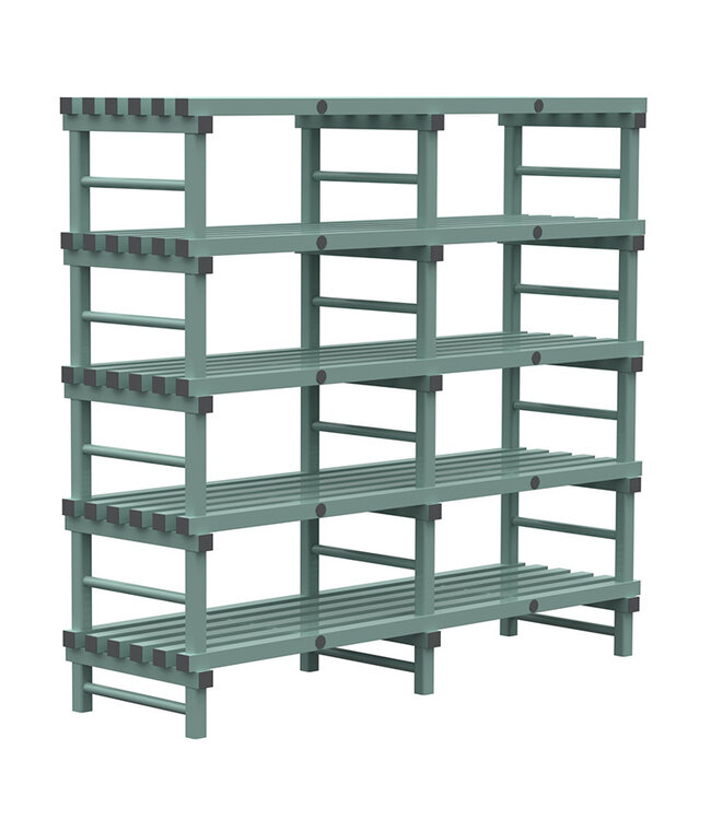 Stelling 2000x600x1850 mm (bxdxh) 5 schappen Design Eurostelling - Rea