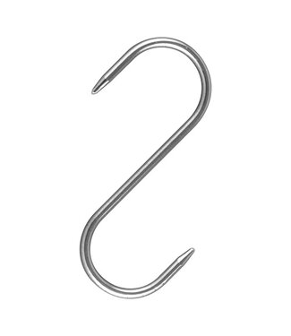 Sans Marque Vleeshaak 100mm / Ø4 mm - Roestvrijstaal