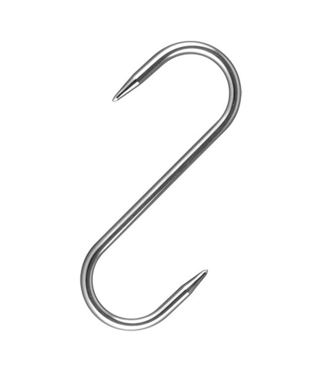 Vleeshaak 140mm / Ø6 mm - Roestvrijstaal