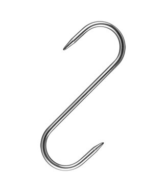 Sans Marque Vleeshaak 160mm / Ø6 mm - Roestvrijstaal