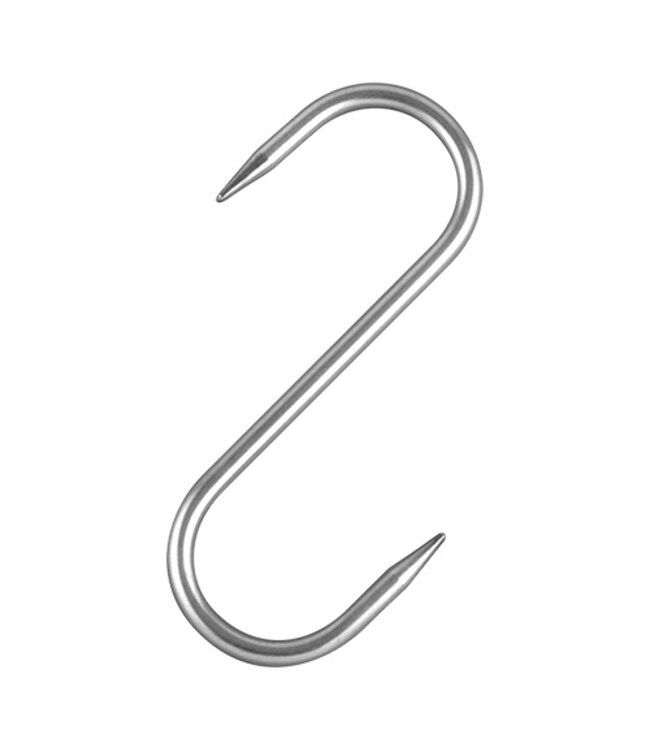 Vleeshaak 180mm / Ø8 mm - Roestvrijstaal