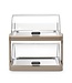 Hendi Koeldisplay 480x355x480 mm (bxdxh) met dubbele rolltop beige Duo Uniq - Hendi