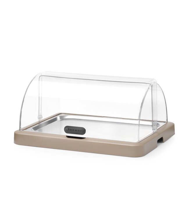 Koeldisplay 460x355x220 mm (bxdxh) met enkele rolltop beige Duo Uniq - Hendi