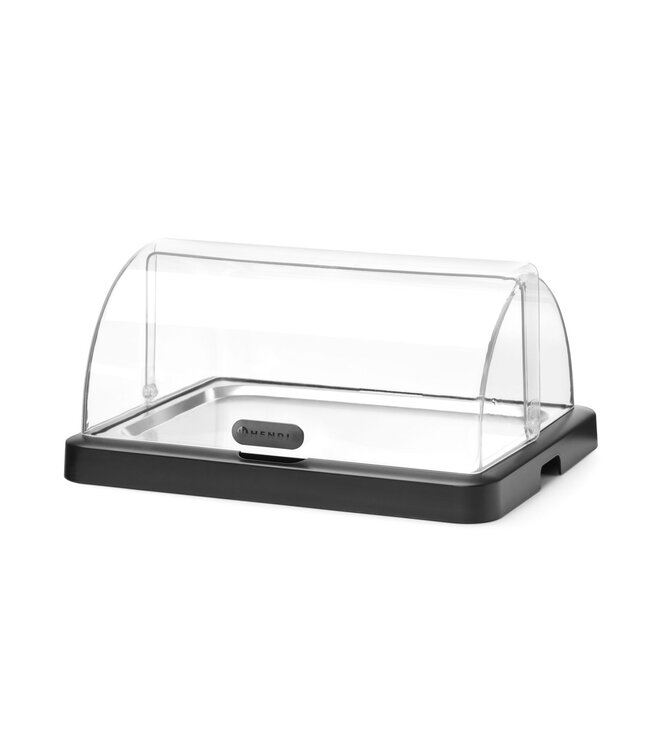 Koeldisplay 460x355x220 mm (bxdxh) met enkele rolltop zwart Duo Uniq - Hendi